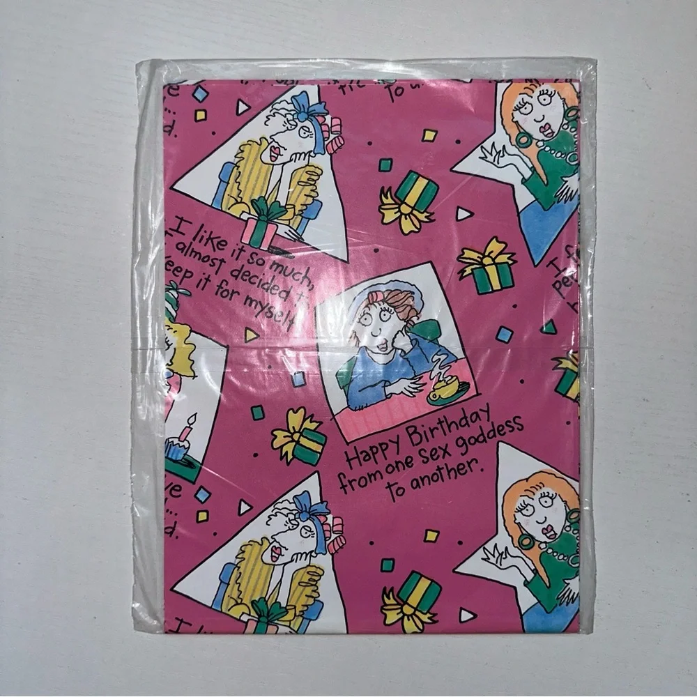 Vintage Birthday Wrapping Paper